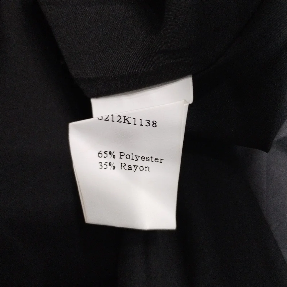 S. Deer Concept Elegant Black A-Line Skirt (2XL)